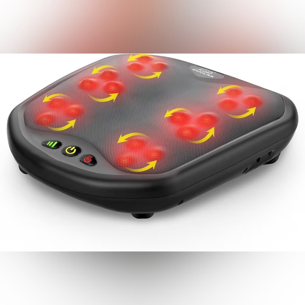 Snailax Shiatsu Foot Massager with Heat, Washable Cover